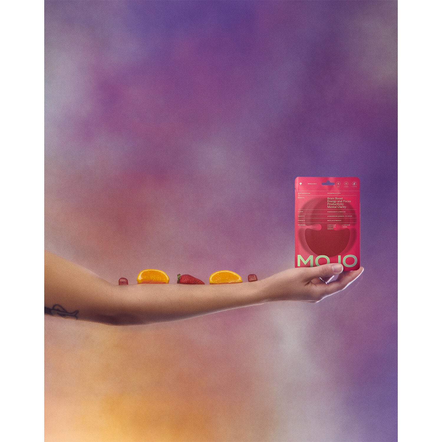 Light Strength Gummies - Pomegranate & Hibiscus, 20 Gummies (20 Servings)